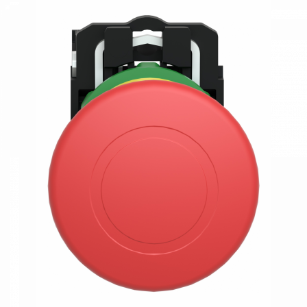 Harmony - bouton poussoir arrêt d'urgence XB5 - Ø 22mm - rouge - pousser/tirer