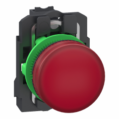VOYANT DEL 24 V ROUGE PUSH IN