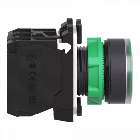 Harmony - Bouton poussour lumineux, verte, 24v