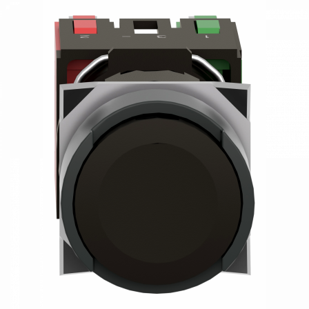 Harmony XB6 - bouton-poussoir - Ø16mm - à impulsion affleurant - 1O+1F - noir