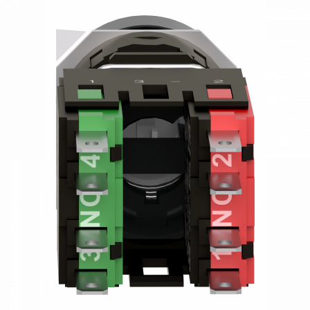 Harmony XB6 - bouton-poussoir - Ø16mm - à impulsion affleurant - 1O+1F - noir