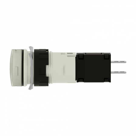 Harmony XB6 - voyant rond - Ø16mm - IP65 - DEL intégrée - 24V - cosses - blanc