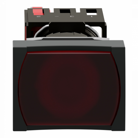 Harmony XB6 - bouton-pous. lum. - Ø16mm - à imp. affleurant - 24V - 1O - rouge