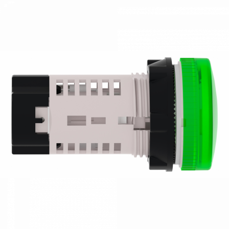 Harmony voyant rond - Ø22 - vert - BA 9s base - <= 250V