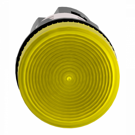 Harmony voyant rond - Ø22 - jaune - BA 9s - <= 250V