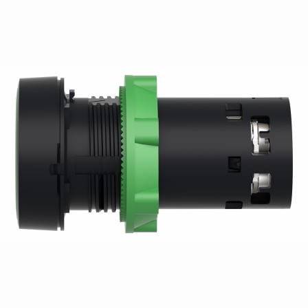 Harmony bouton-poussoir affleurant - Ø22 - vert - 1O+1F