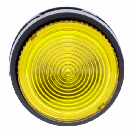 Harmony bouton poussoir lumineux - Ø22 - LED jaune - à impulsion - 1F - 24v