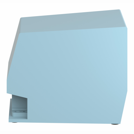 Preventa XPEM - inter. à pied - simple - avec capot - métal.- bleu - 1O+1F