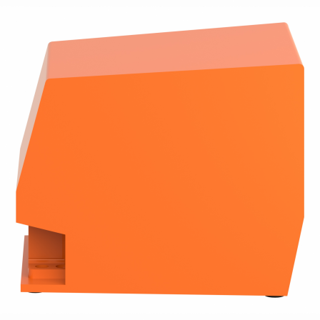 Preventa XPER - inter. à pied - simple - avec capot - métal.- orange - 1O+1F