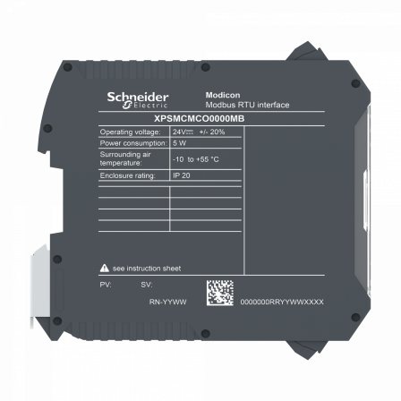 Preventa XPSMCM - module Modbus serie - connecteur à vis
