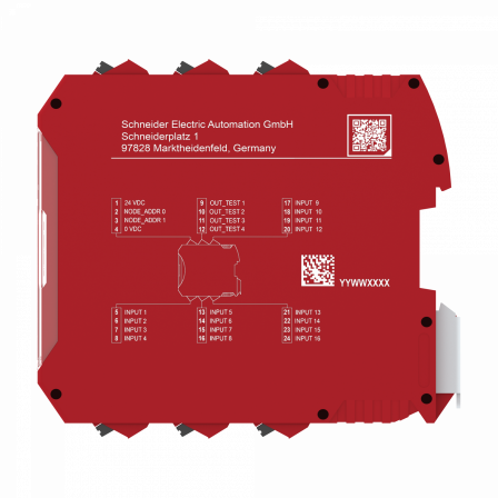 Preventa XPSMCM - module extension 16 entrées - connecteur à ressort