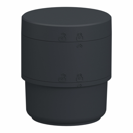 Harmony XVB7 - Bloc alim+ couvercle gris - 24 CA/CC - adaptateur CA vers CC