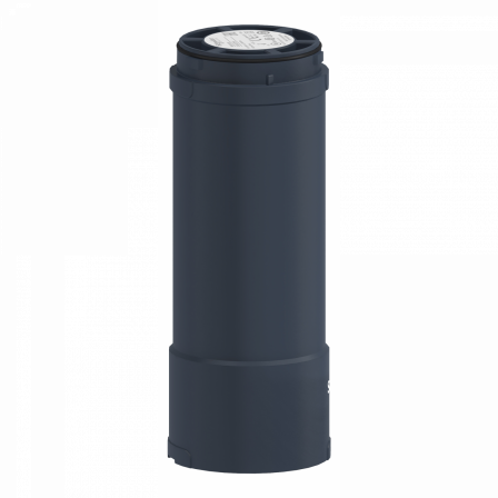 Harmony XVU - embase alim avec couvercle - Ø60 - noir - 100V à 240VAC - NPN