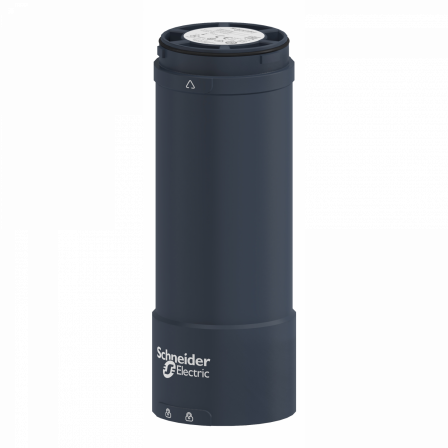 Harmony XVU - embase alim avec couvercle - Ø60 - noir - 100V à 240VAC - NPN