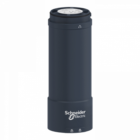 Harmony XVU - embase alim avec couvercle - Ø60 - noir - 100V à 240VAC - PNP