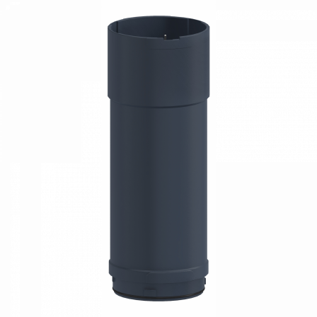 Harmony XVU - embase alim avec couvercle - Ø60 - noir - 100V à 240VAC - PNP