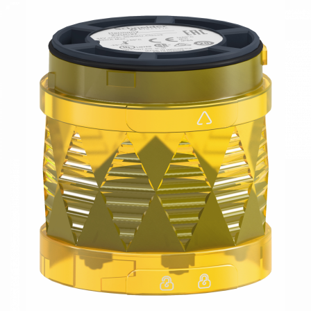 Harmony XVU - élément lumineux Ø60 - DEL - fixe - 24VDC - J Ø70aune