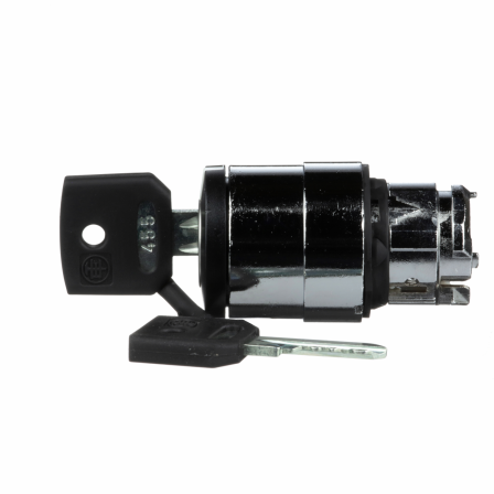 Harmony XB4 - tête bouton tournant à clé 455 - Ø22 - 2 pos fix - retr G