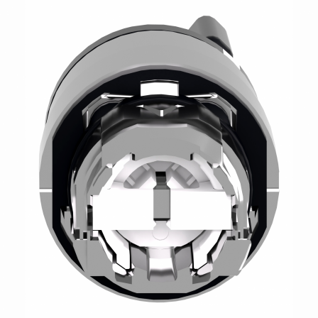 Harmony XB4 - tête bouton tournant à clé 455 - Ø22 - 2 pos à rap. - retr G