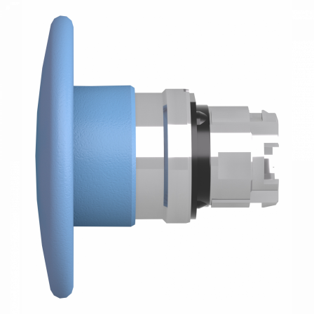 Harmony tête de bouton poussoir Ø 60 mm - Ø22 - bleu