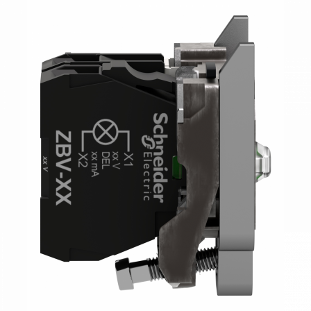 Harmony corps de bouton lumineux - Ø22 - LED Universelle intégrée 1O