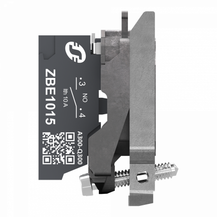 Harmony XB4 - corps de bouton - 1F - raccordement bornes push in