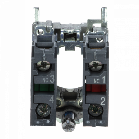 Harmony XB4 - corps de bouton - 1O+1F - raccordement bornes ressort