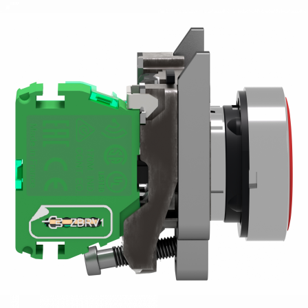 Harmony émetteur sans pile & sans fil - tête métal - Ø22 mm - capsule rouge