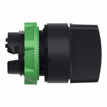 Harmony XB5 - tête bouton tournant à manette - Ø22 - 3 pos rap au C - noir