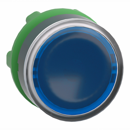 Harmony XB5 - tête bouton poussoir lumineux DEL - Ø22 - bleu