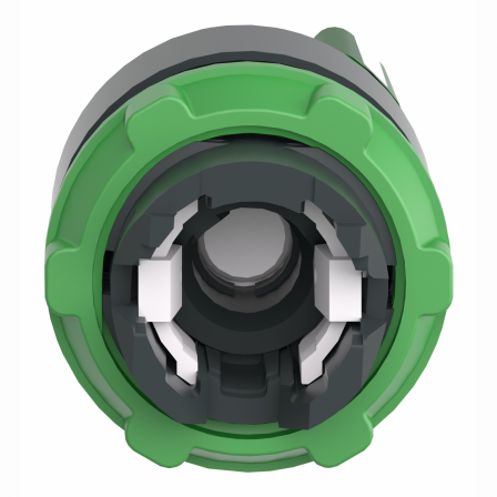 Harmony XB5 - tête bouton à manette lumineux - Ø22 - 2 pos fix - vert
