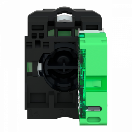 Harmony émetteur sans pile & sans fil avec tête plastique Ø22 mm capsule noire