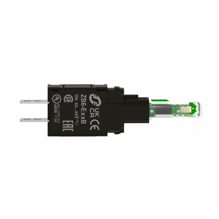 Harmony ZB6 - corps pour voyant - DEL intégrée - 12..24V - vert