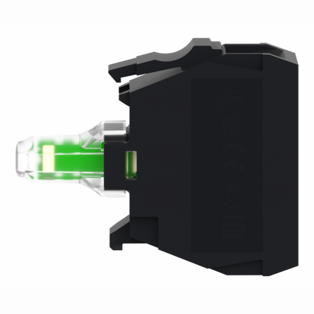 Harmony - bloc lumin XB4-XB5 - 230/240VAC - LED Universelle - racc vis étrier