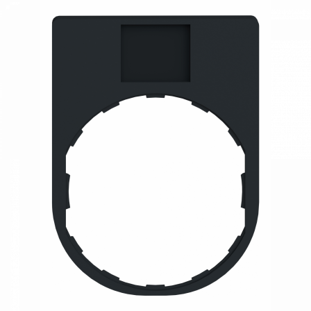 Harmony porte étiquette 30 x 40 mm standard - Ø22 - avec étiquette ON