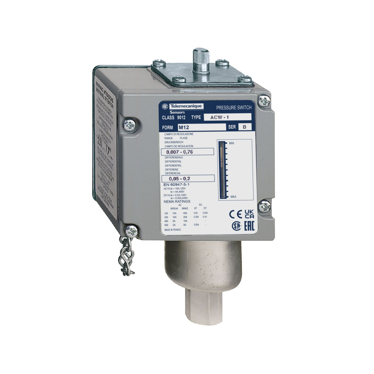 PRESSOSTAT ACW 12 BAR ECA