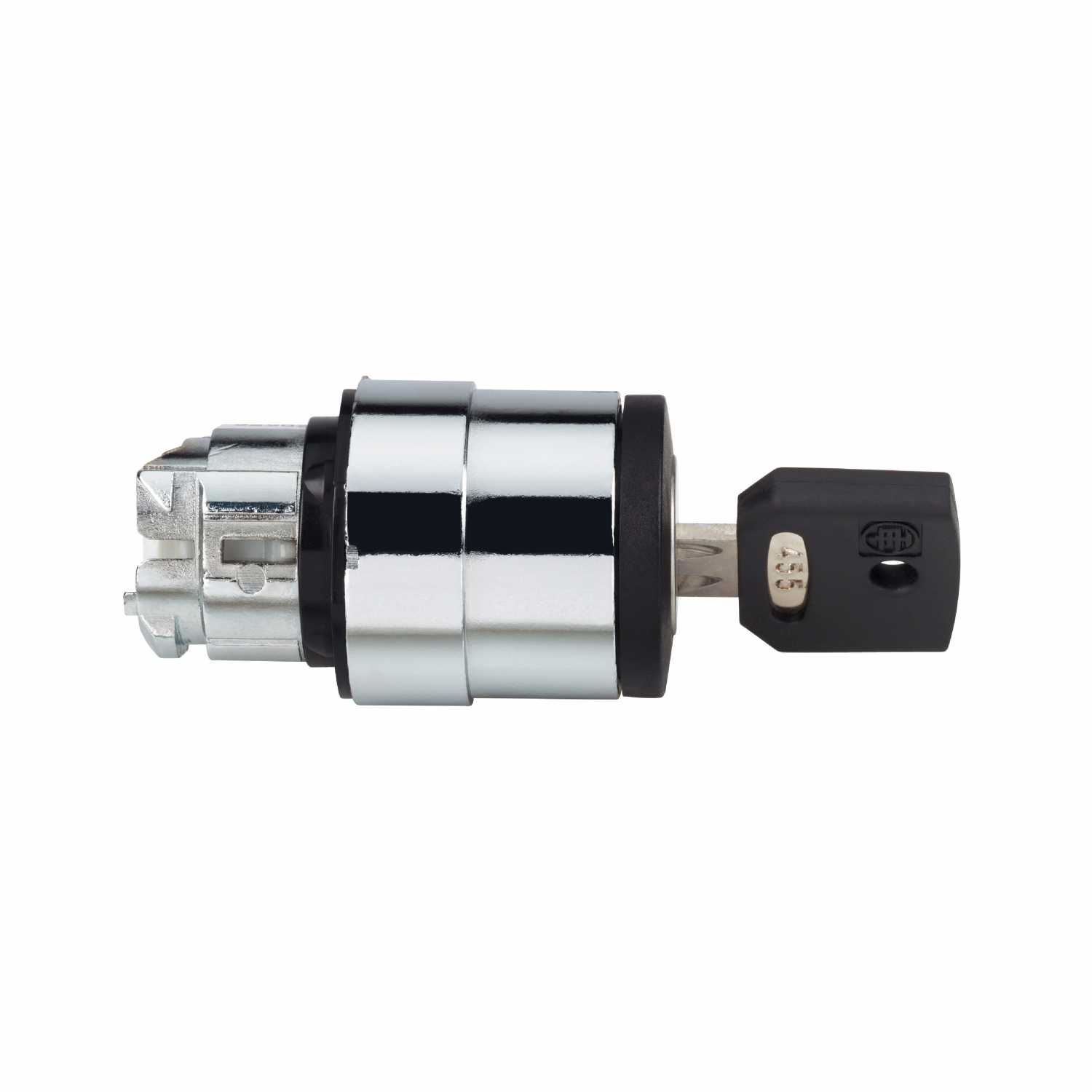 Harmony XB4 - tête bouton tournant à clé 455 - Ø22 - 2 pos à rap. - retr G