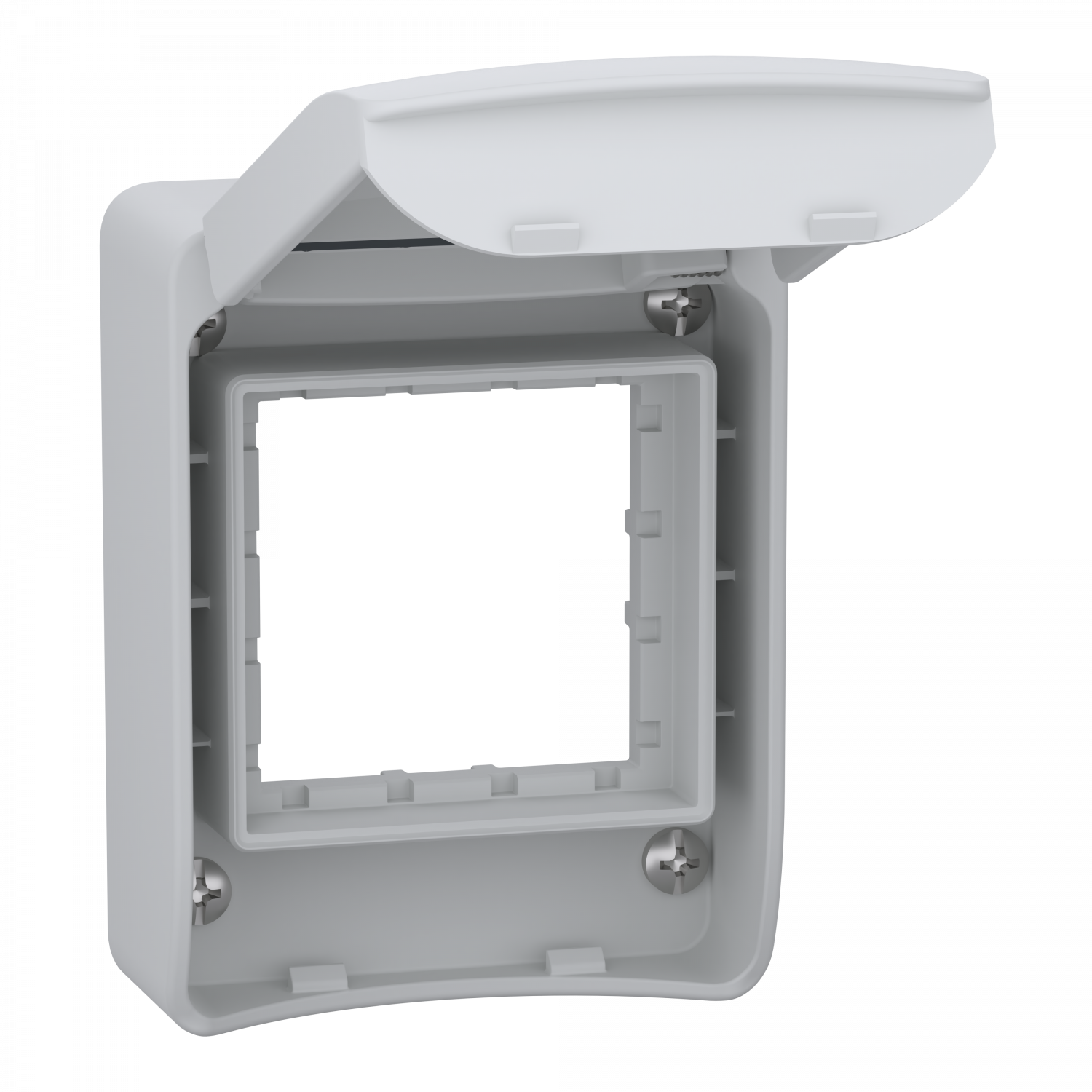 Mureva socle prise de courant connex. rapide FR 2P+T 65x85mm 10/16A 250V IP65