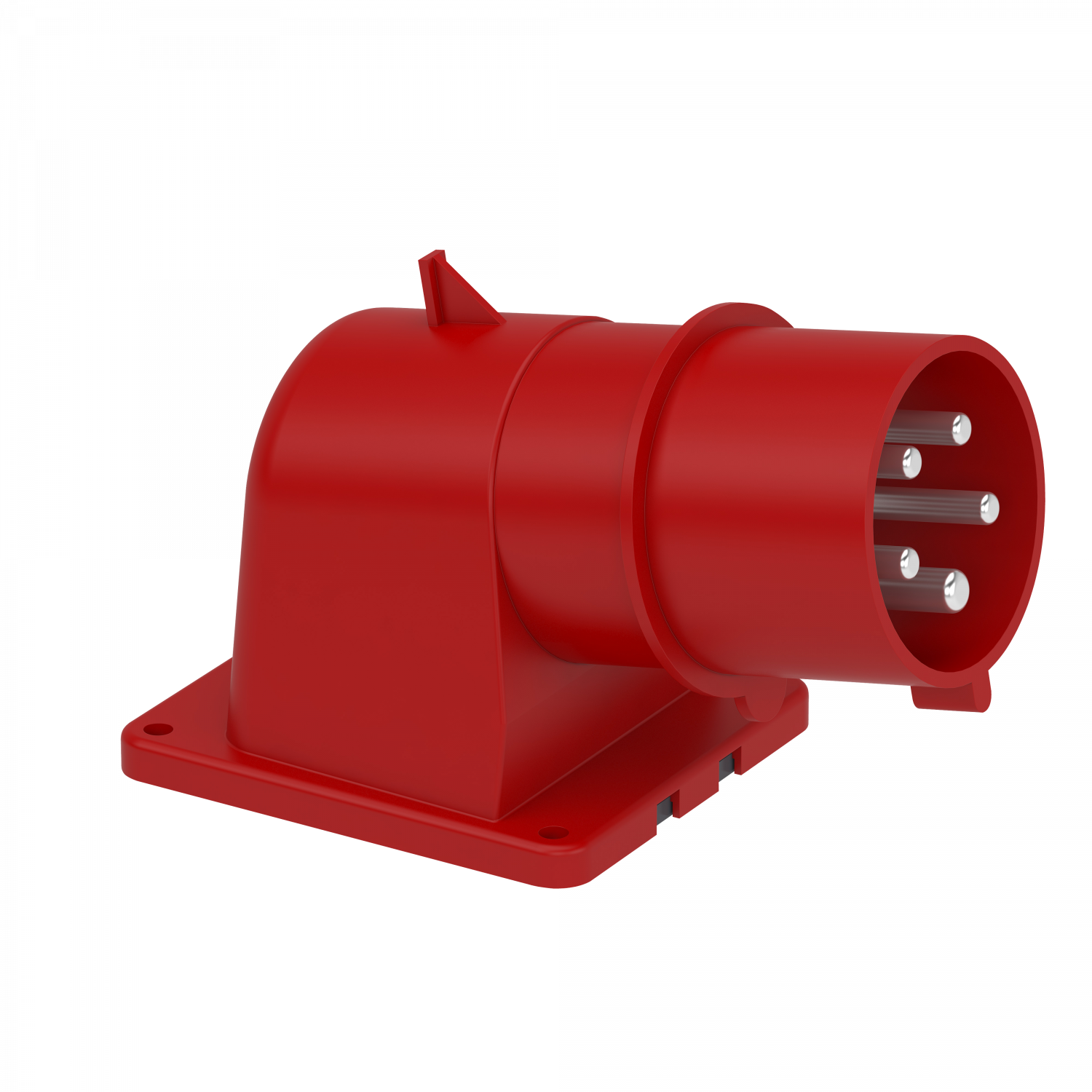 Mureva - socle de connecteur industriel - 32 A - 3P+N+T - 380-415 V CA - IP44