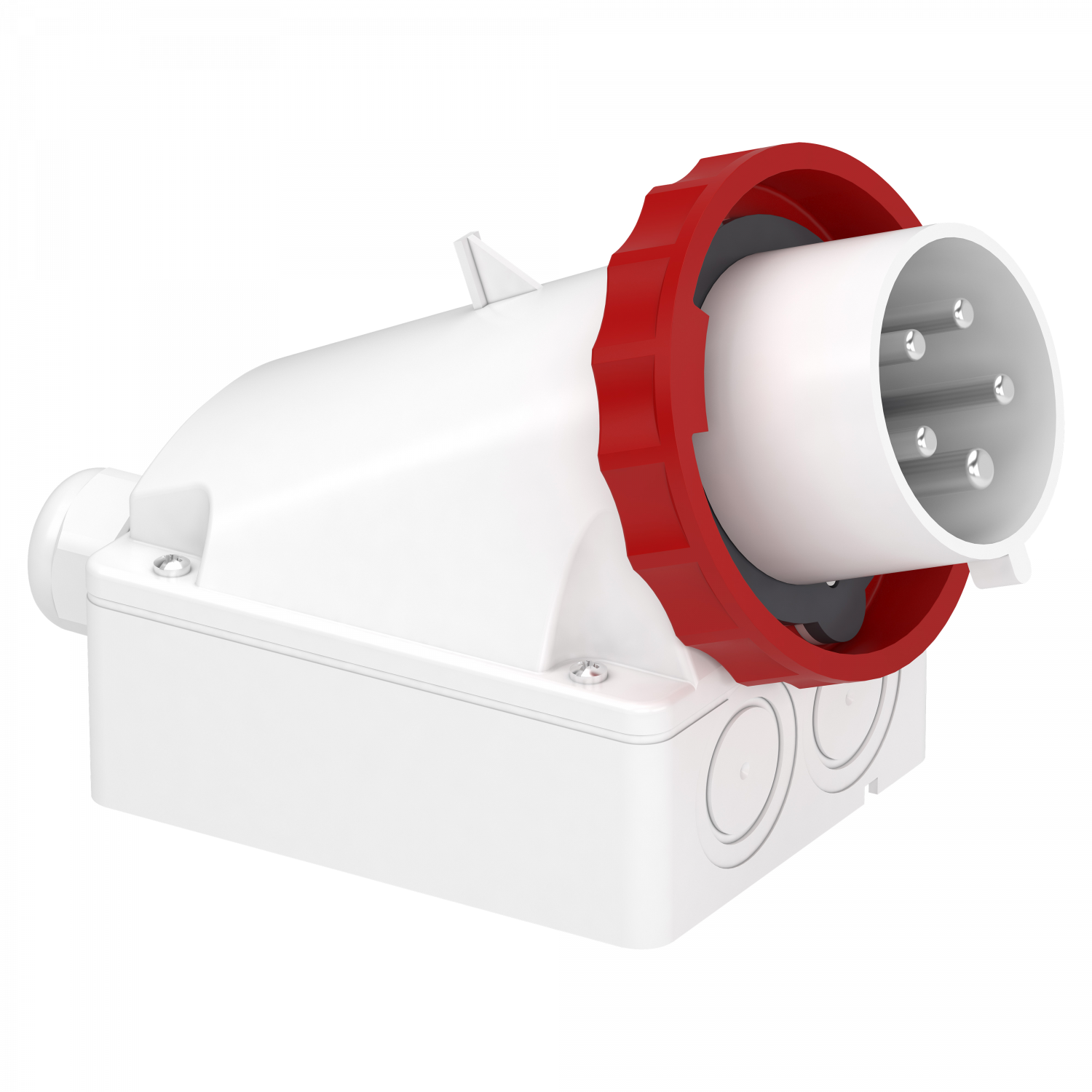 Mureva - socle de connecteur industriel - 32 A - 3P+N+T - 380-415 V CA - IP67