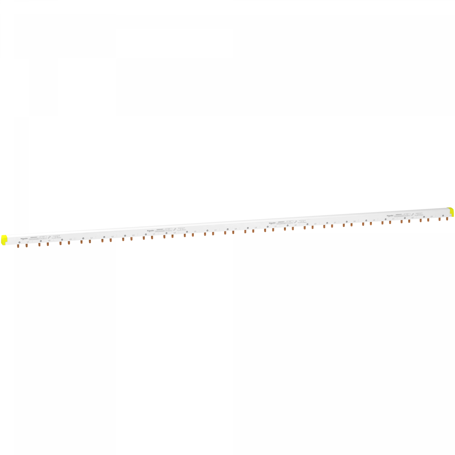 Acti9 iC60 - peigne à dents - 3 x auxiliaire+N+1P - 100A - 57 modules 18mm