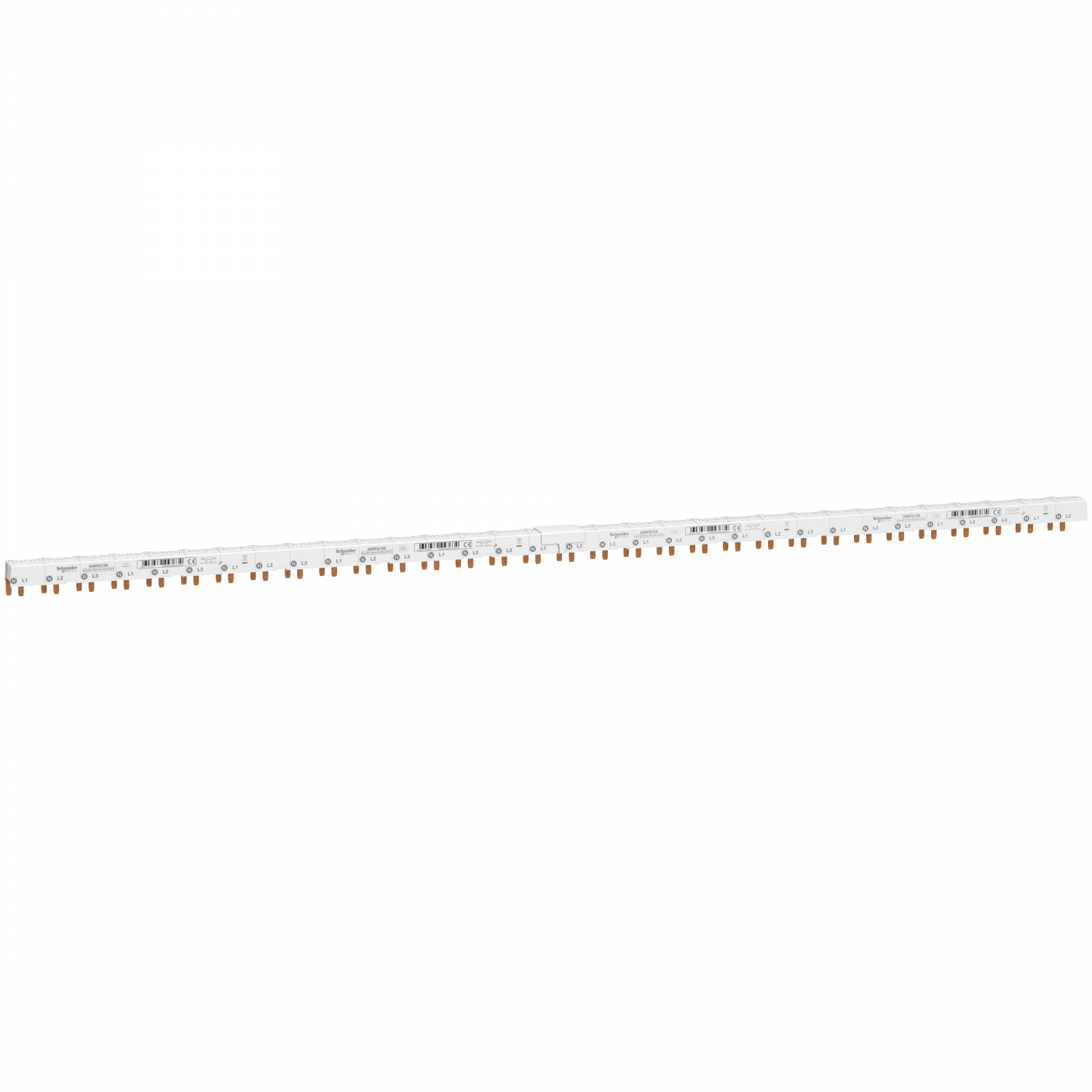 Acti9 iDT40 - Peigne horizontal - 3P+N avec Aux - 9 mm - 48 modules - 80A