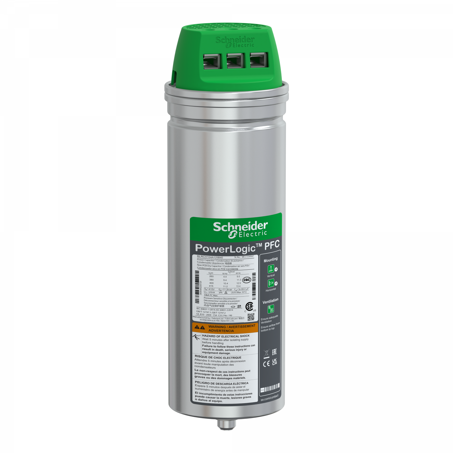 VarPlusCAN condensateur HDY 10.4kvar 400V