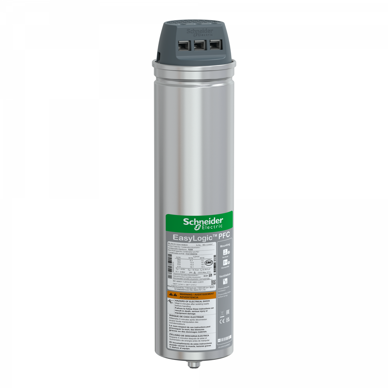 VarPlusCAN condensateur SDY 15kvar 400V