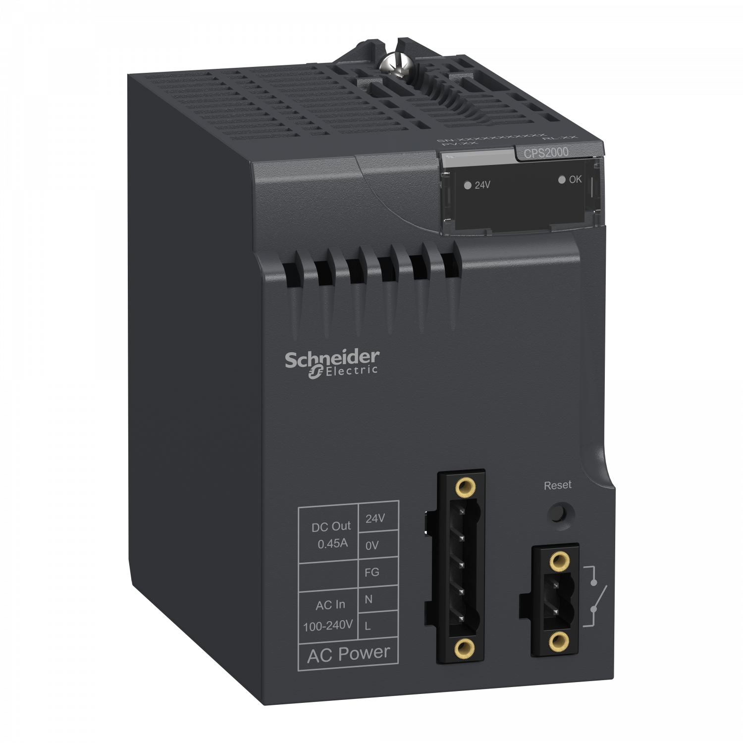 Modicon X80 - module d'alimentation - 100..240Vca - 20W