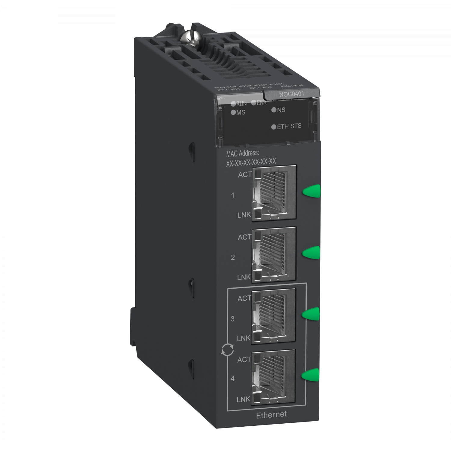Coupleur Ethernet/IP et Modbus/TCP pour M340
