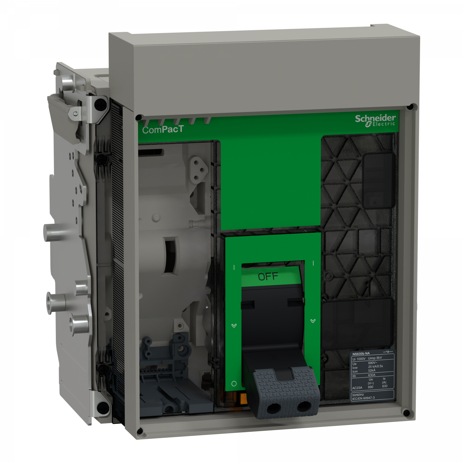 ComPacT NS630NA - bloc interrupteur sans déclencheur - 3P - débrochable - manuel