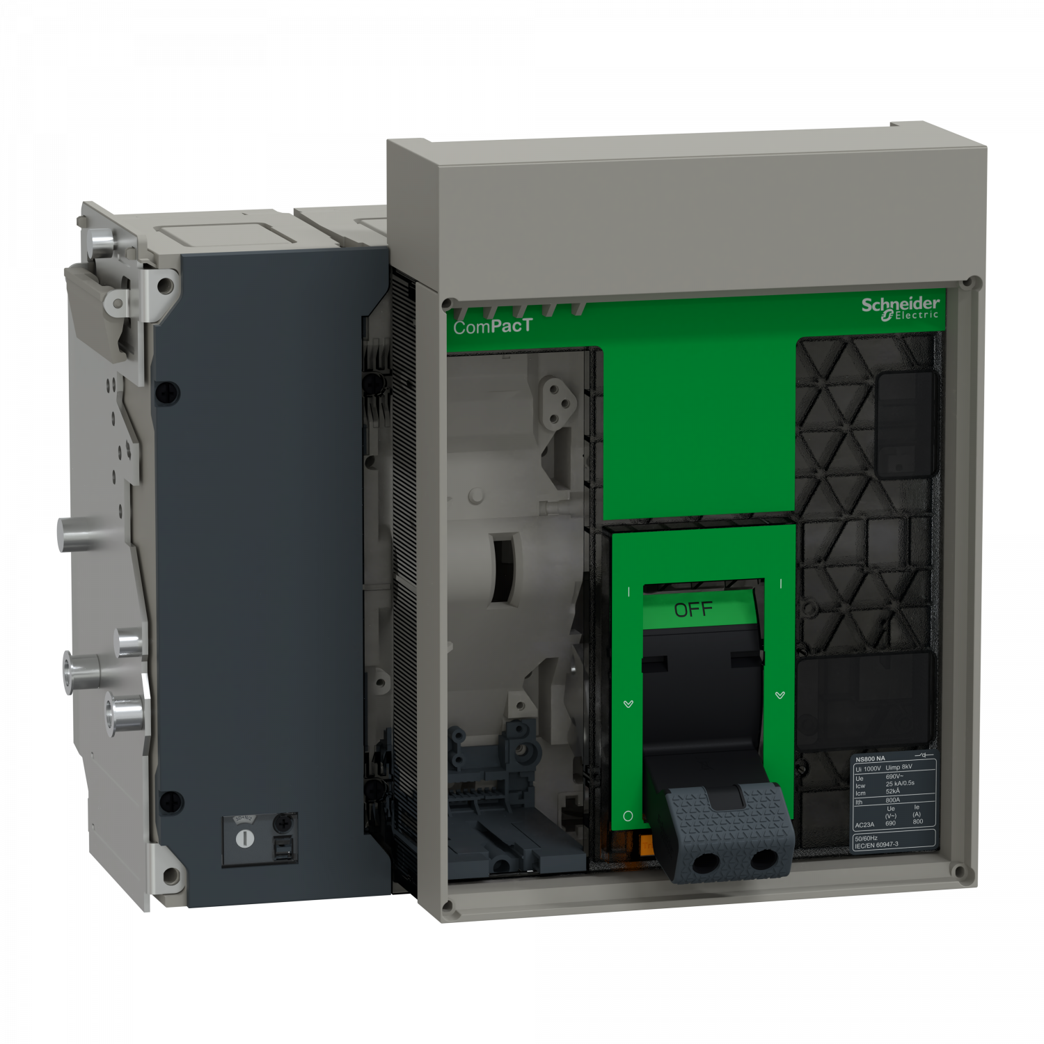 ComPacT NS800NA - bloc interrupteur sans déclencheur - 4P - débrochable - manuel