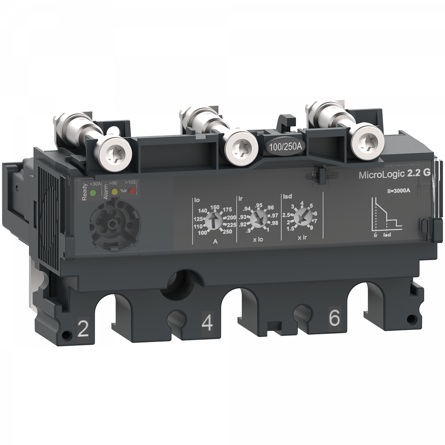 ComPacT NSX - Déclencheur MicroLogic 2.2G 160A - 3P3D pour NSX160-250