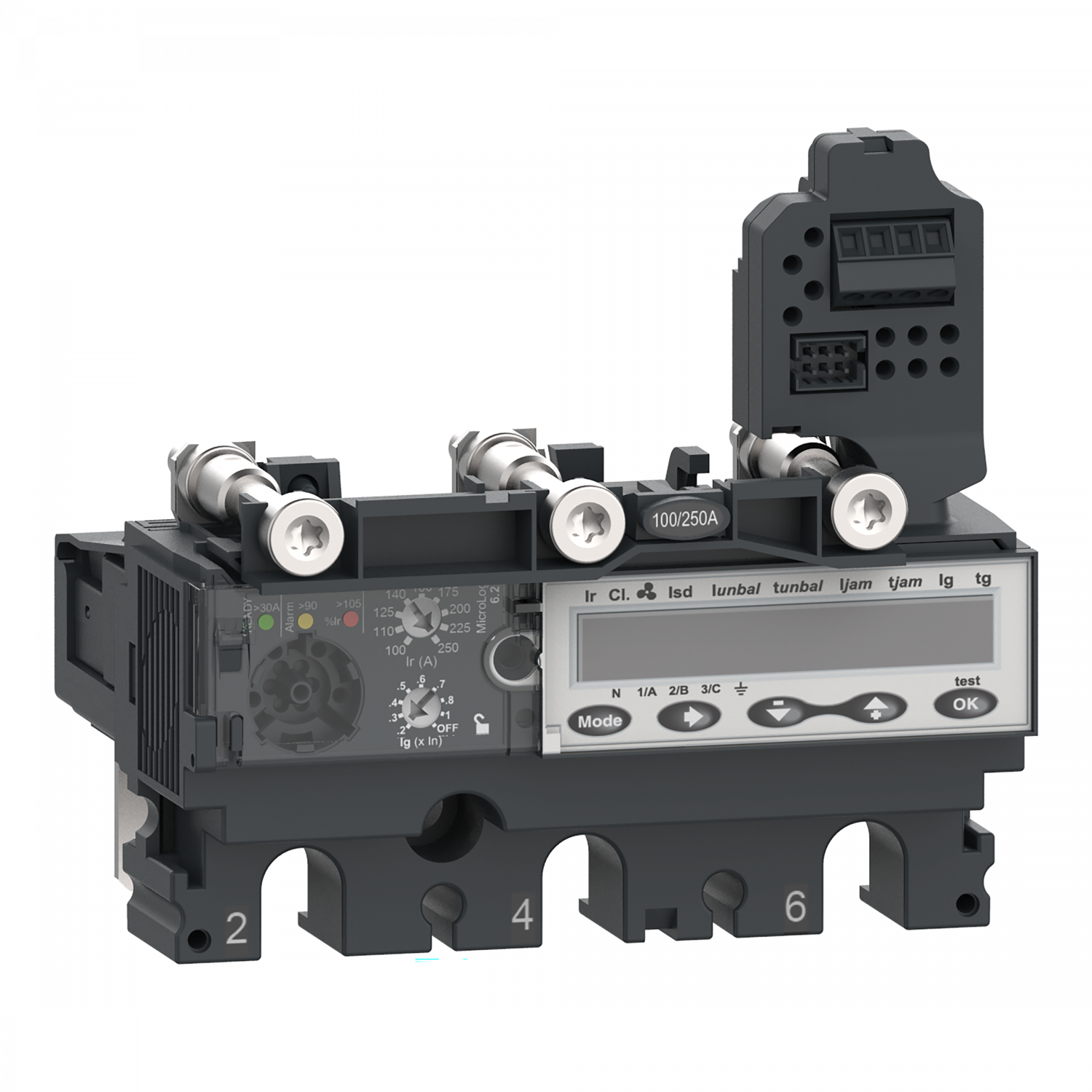 ComPacT NSX - Déclencheur MicroLogic 6.2E 100A - 3P3D pour NSX100-250